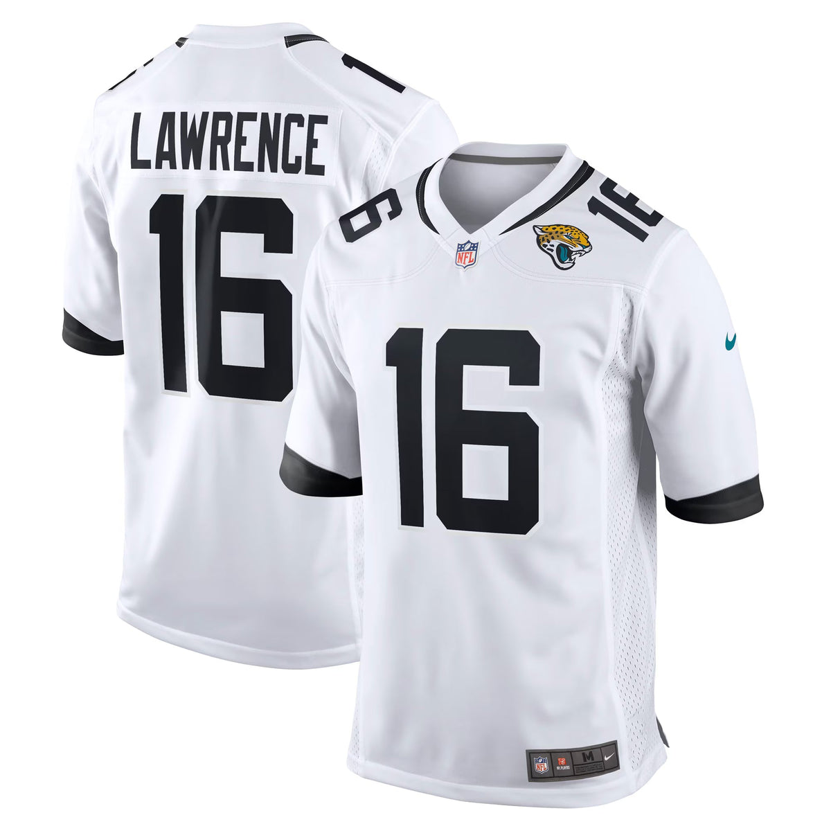 Jacksonville Jaguars Trevor Lawrence White Game Jersey