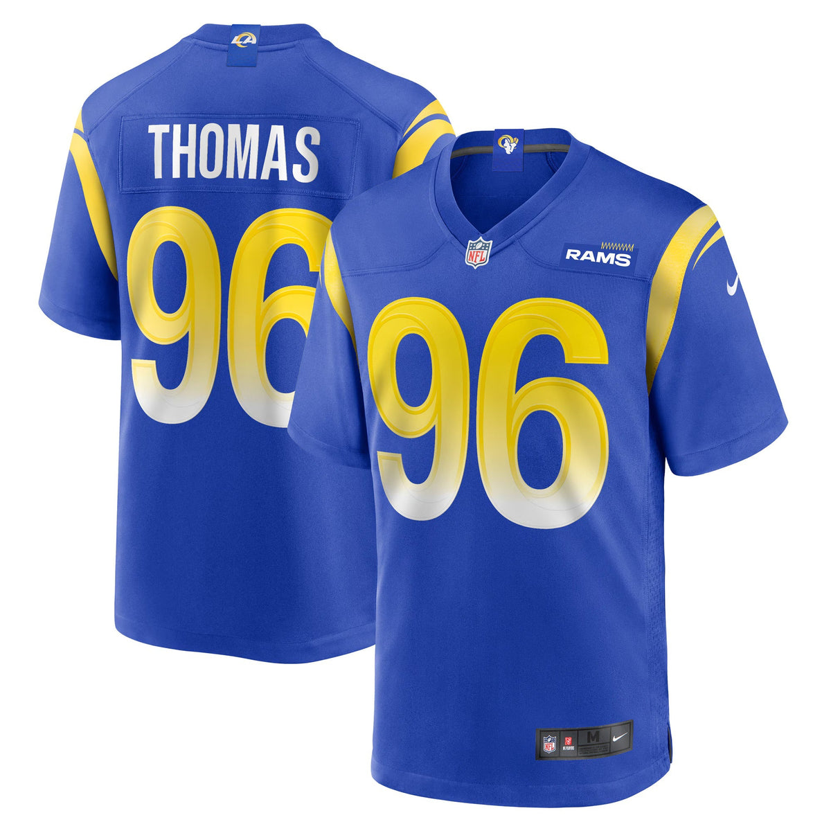 Los Angeles Rams Keir Thomas Royal Game Player Jersey