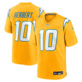 Los Angeles Chargers Justin Herbert Gold Alternate Charger Power Game Player Jersey