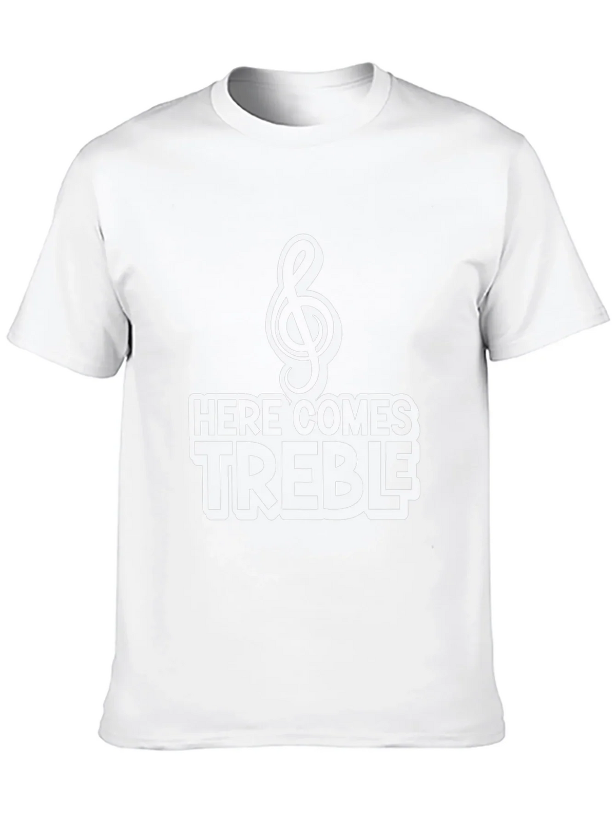 Here Comes Treble Black Graphic Tee