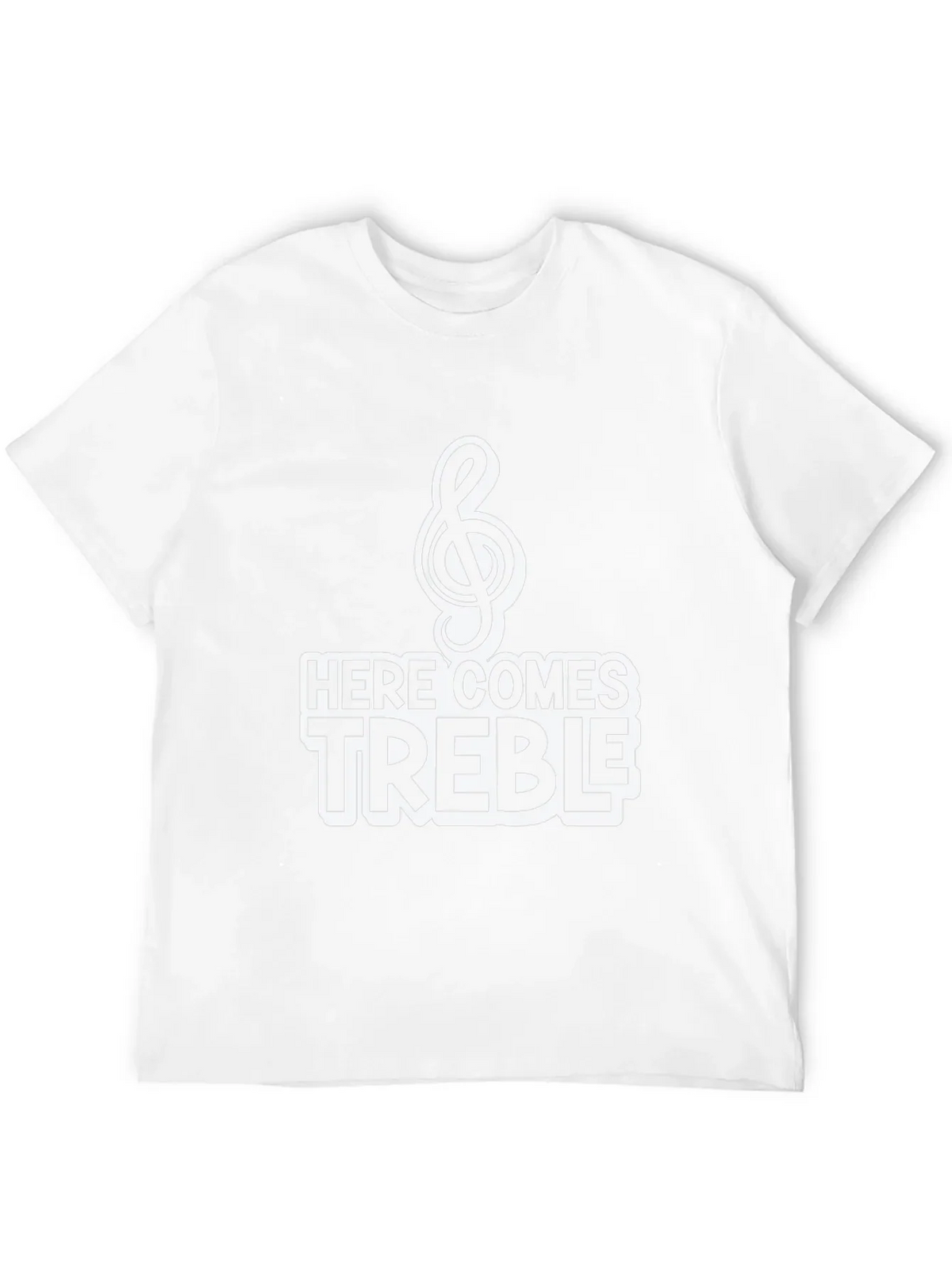 Here Comes Treble Black Graphic Tee