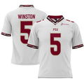 F.State Seminoles #5 Jameis Winston GameDay Greats Heisman Football Jersey White American College Jerseys