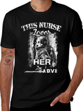 Nurse Loves Ladyvi Black T-Shirt