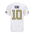 G.Tech #10 Haynes King Student Athlete White Football Stitched American College Jerseys