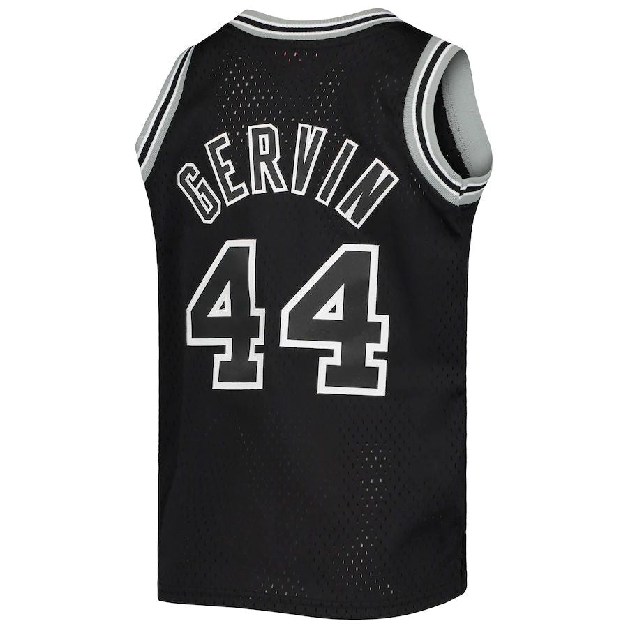 S.Antonio Spurs #44 George Gervin  1978-79 Hardwood Classics Swingman Jersey Black Stitched American Basketball Jersey