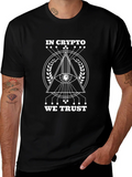 In Crypto We Trust Graphic Tee - Black