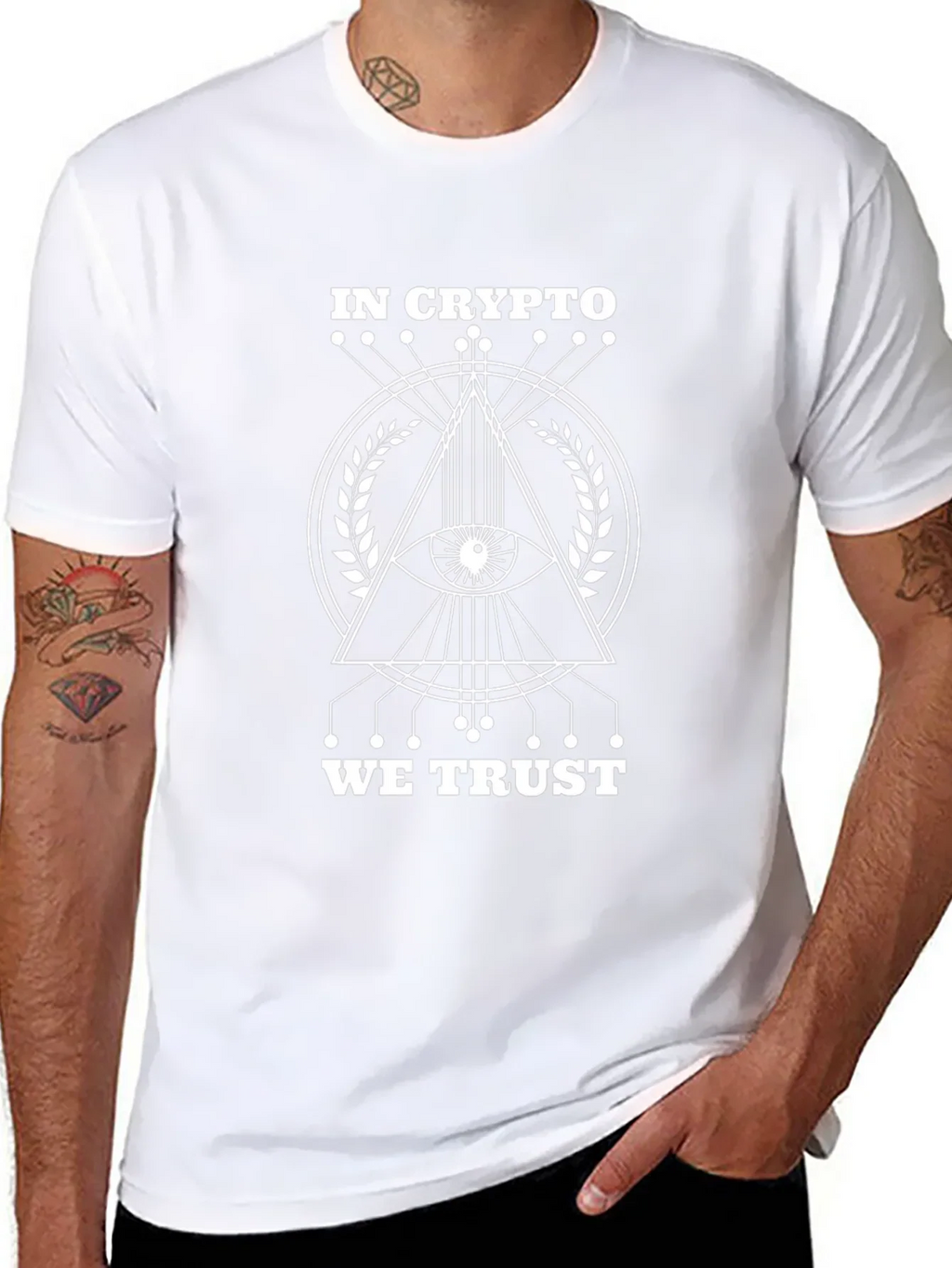 In Crypto We Trust Graphic Tee - Black