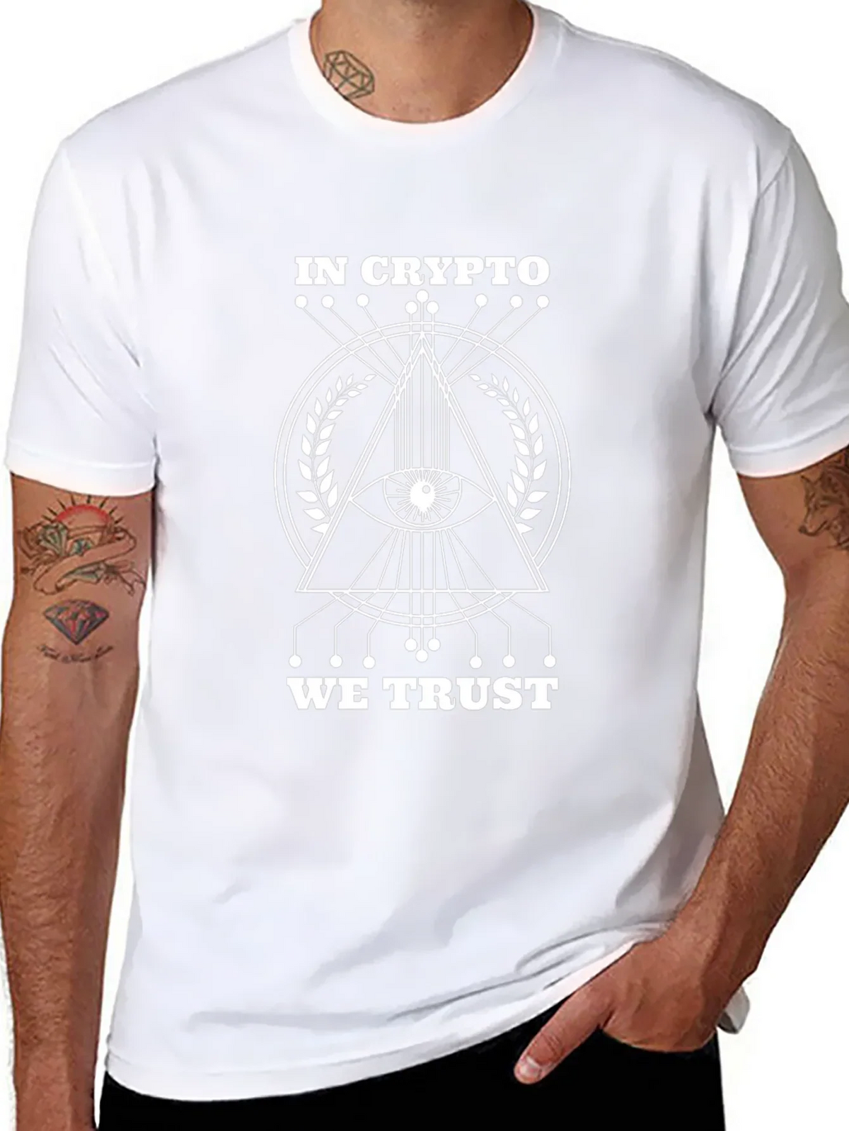 In Crypto We Trust Graphic Tee - Black