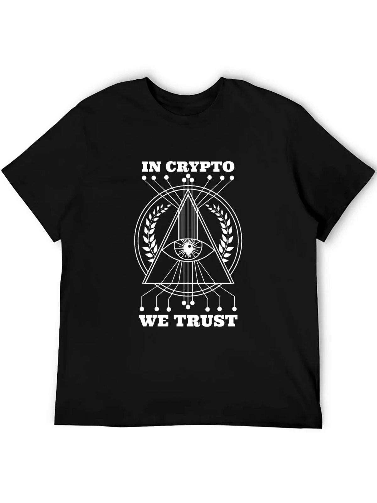 In Crypto We Trust Graphic Tee - Black