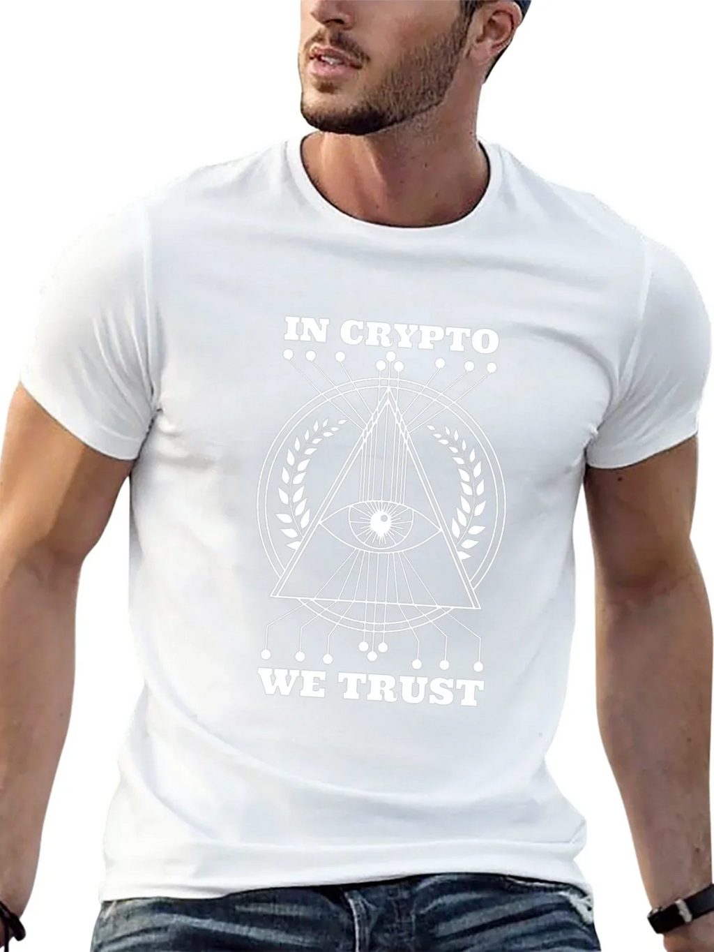 In Crypto We Trust Graphic Tee - Black