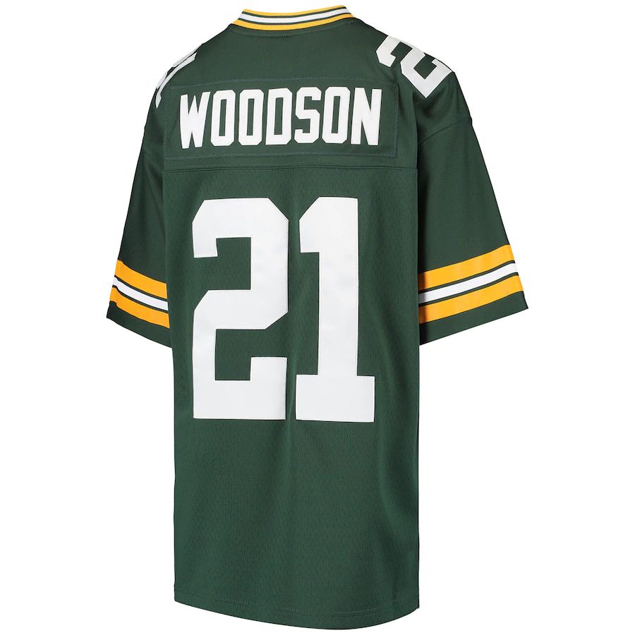 GB.Packers #21 Charles Woodson Green Retired Player Legacy Jersey Stitched American Football Jerseys