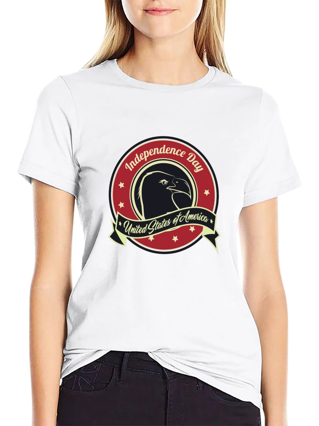 Independence Day Eagle Graphic T-Shirt