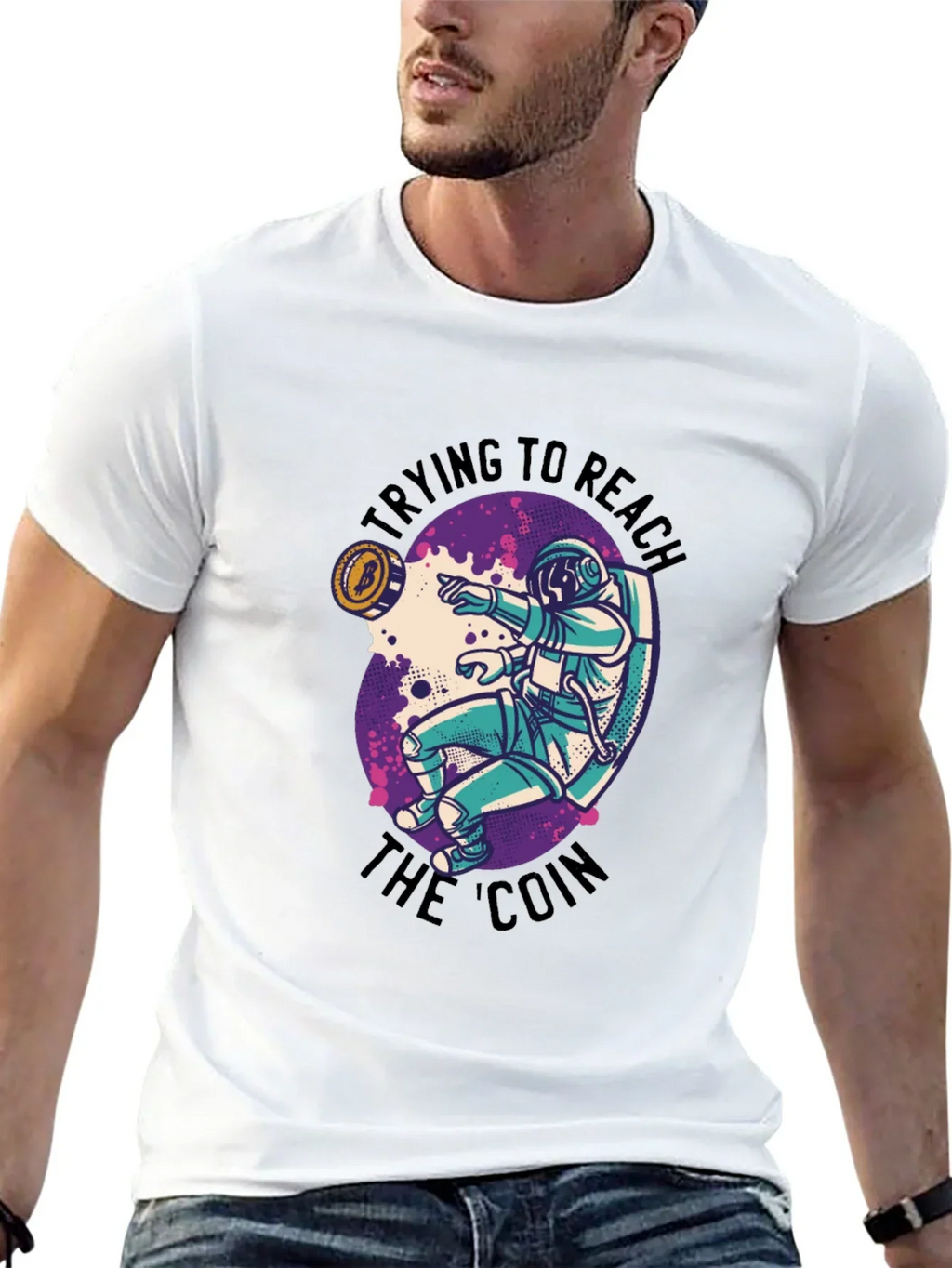Reach the Coin Graphic Tee
