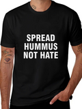 Spread Hummus Not Hate Graphic Tee