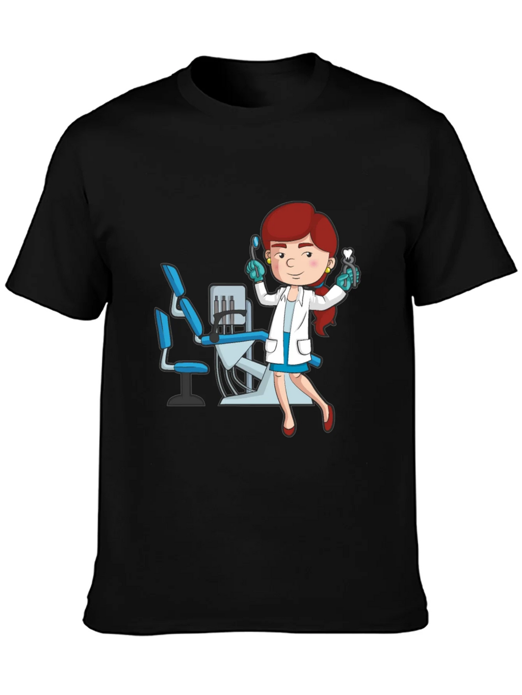 Dentist Cartoon Graphic T-Shirt