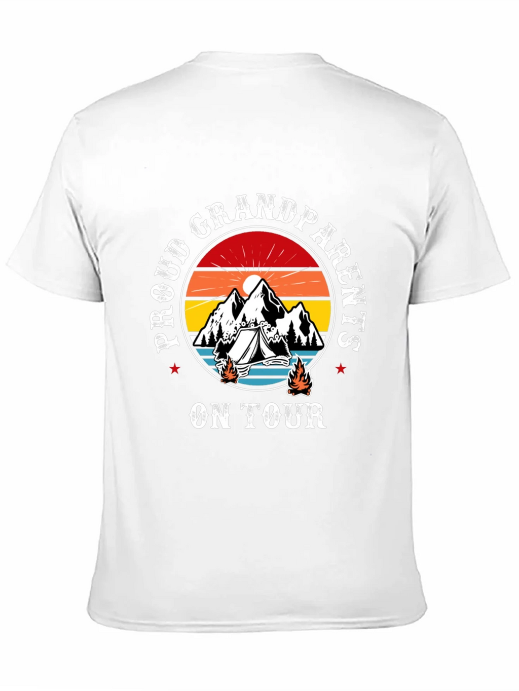 Proud Grandparents On Tour Black T-Shirt