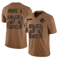 IN.Colts #23 Kenny Moore II Player Brown Salute To Service Limited Football Jerseys