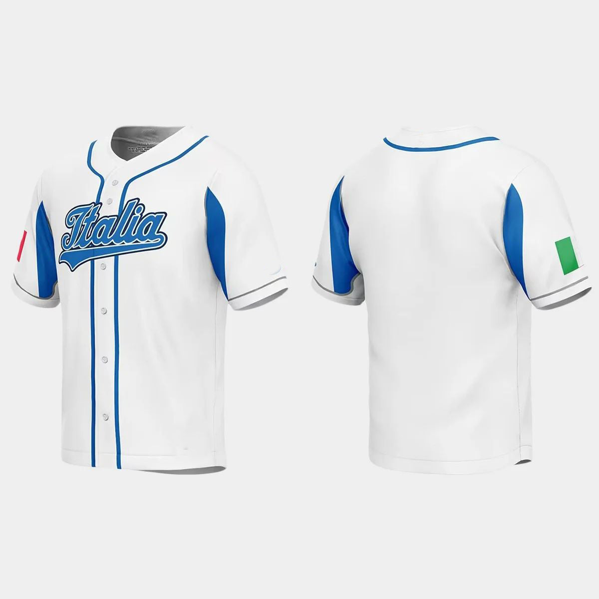 ITALY BASEBALL 2023 WORLD BASEBALL CLASSIC JERSEYC WHITE Stitches Baseball Jerseys