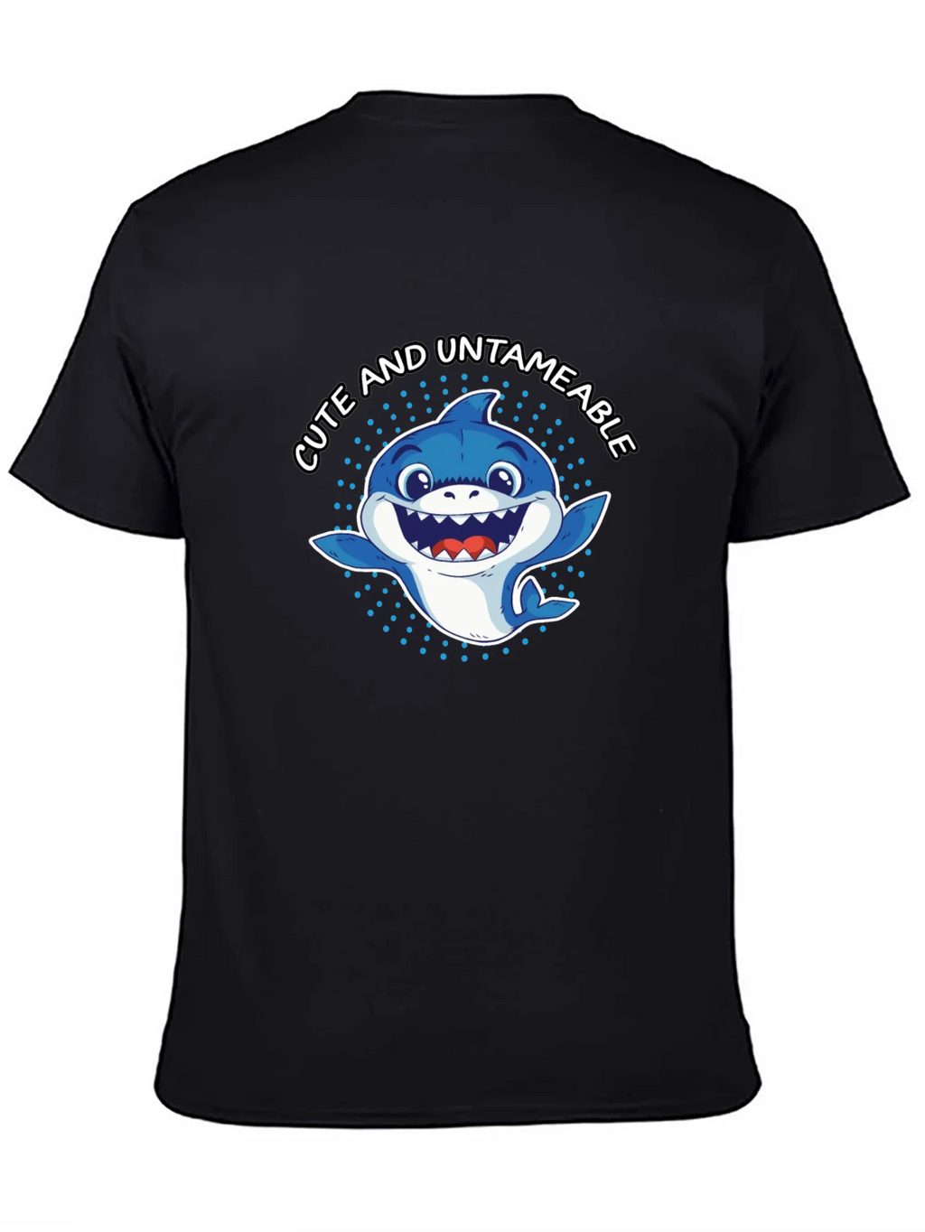 Cute & Untameable Shark Graphic Tee