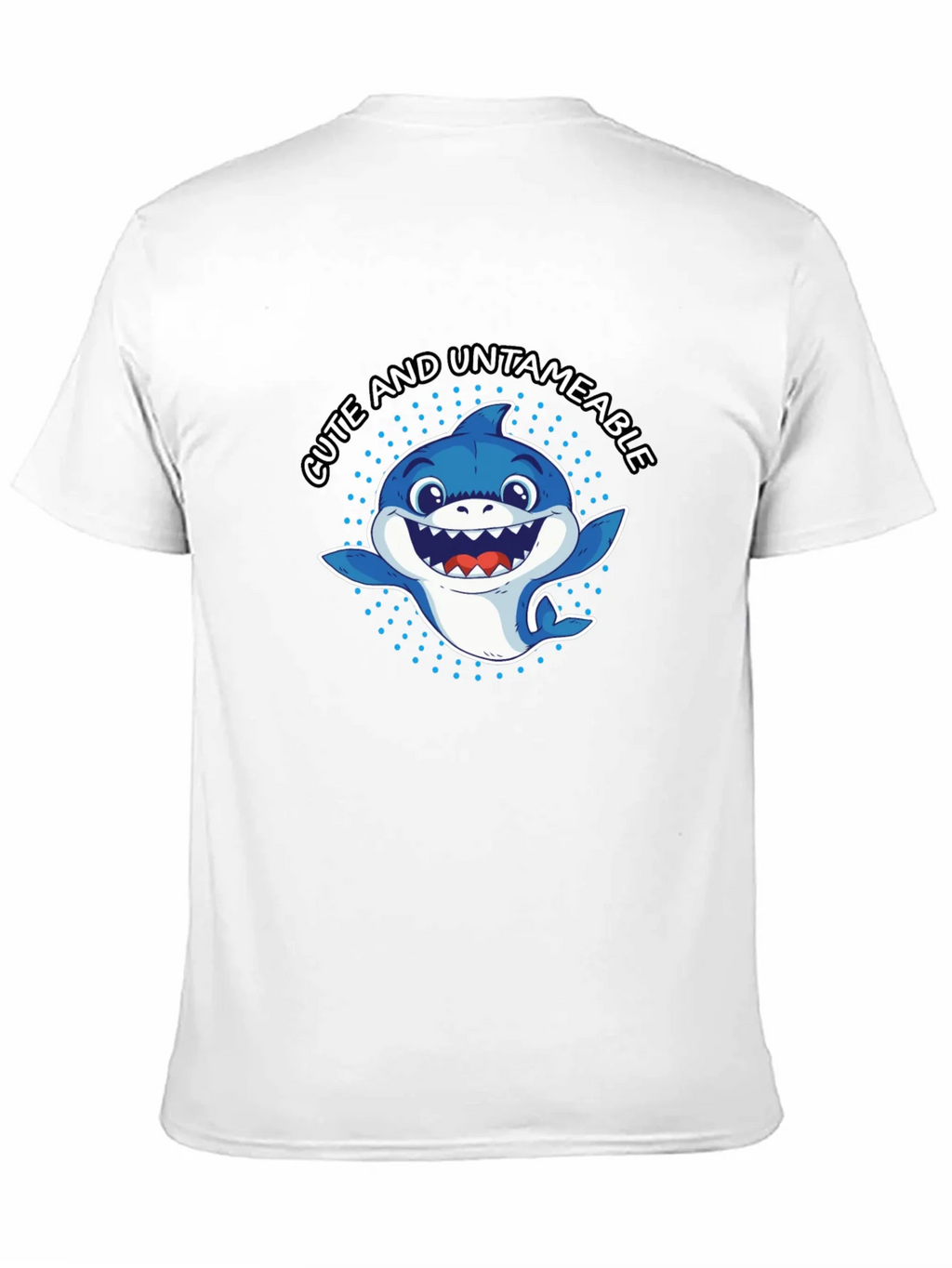 Cute & Untameable Shark Graphic Tee