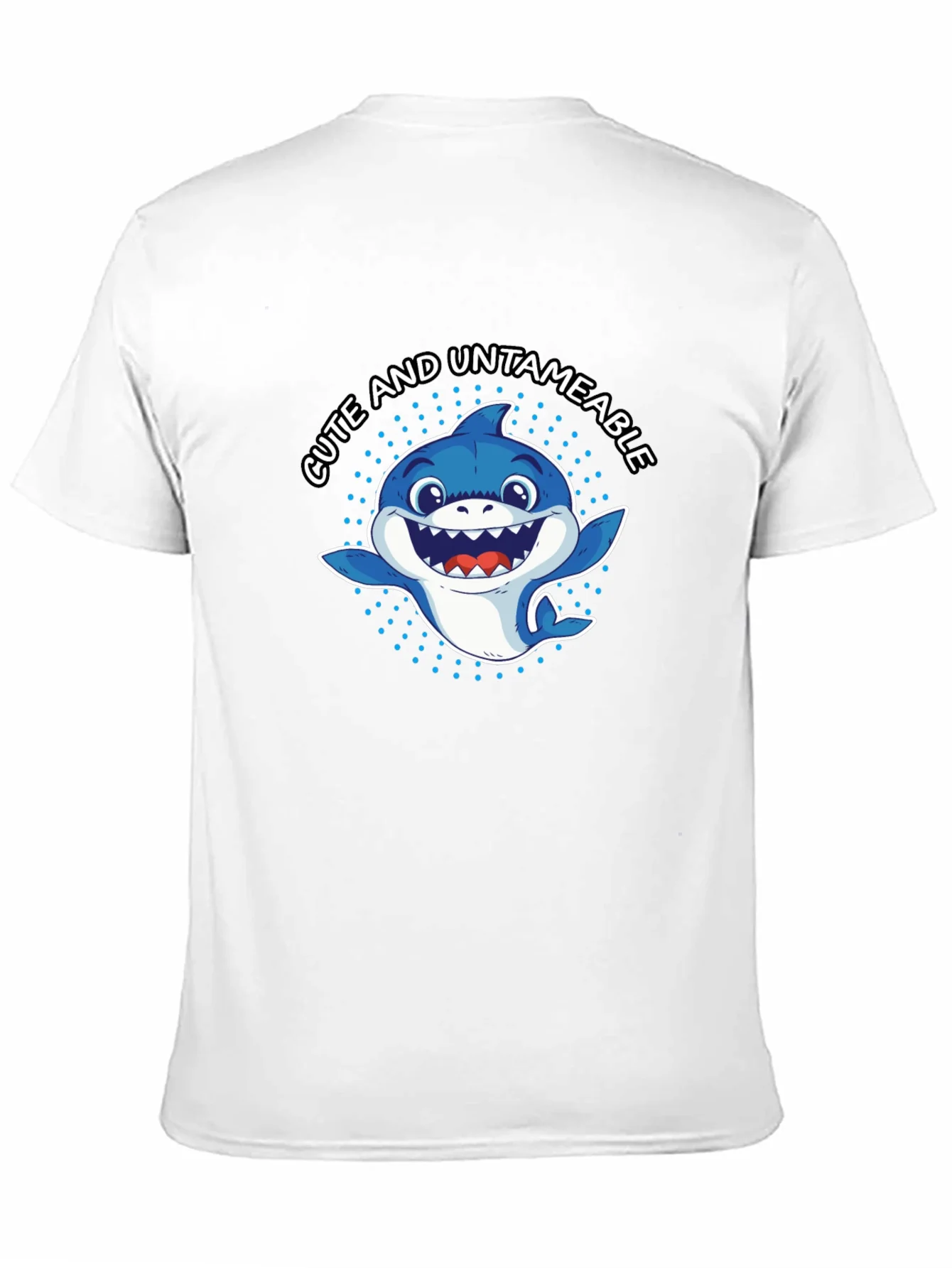 Cute & Untameable Shark Graphic Tee
