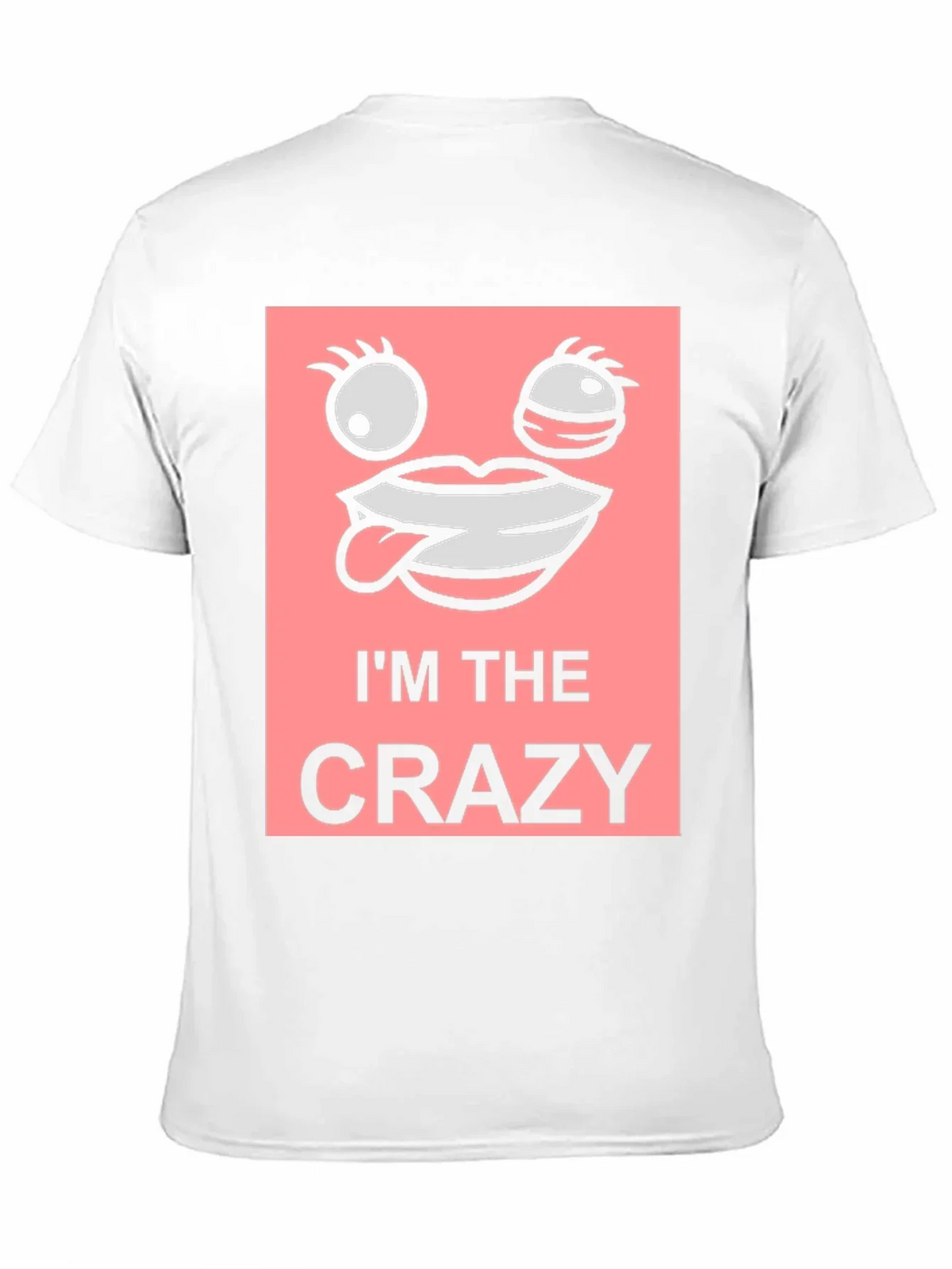 Im The Crazy Graphic Tee - Black Cotton T-Shirt