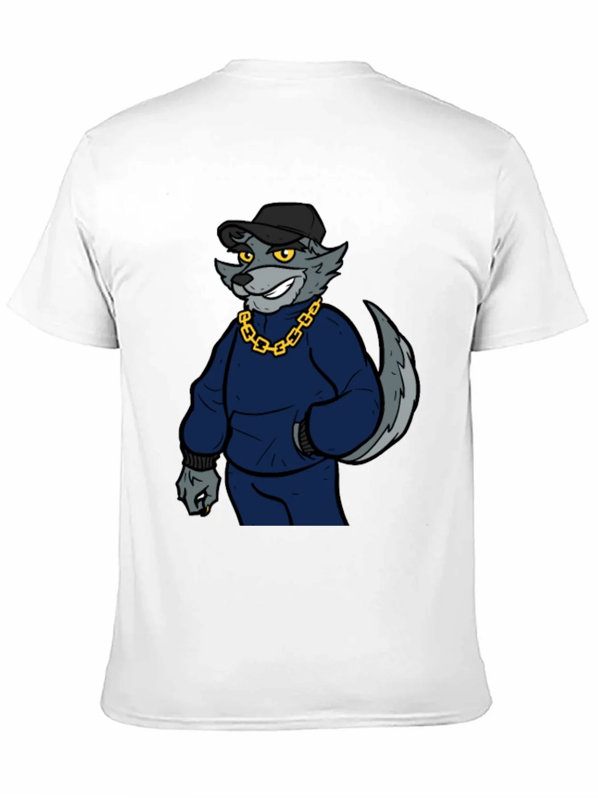Cool Wolf Graphic Print Tee