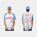 #65 JOSE URQUIDY MEXICO BASEBALL 2023 WORLD BASEBALL CLASSIC JERSEYC WHITE BLUE Stitches Baseball Jerseys