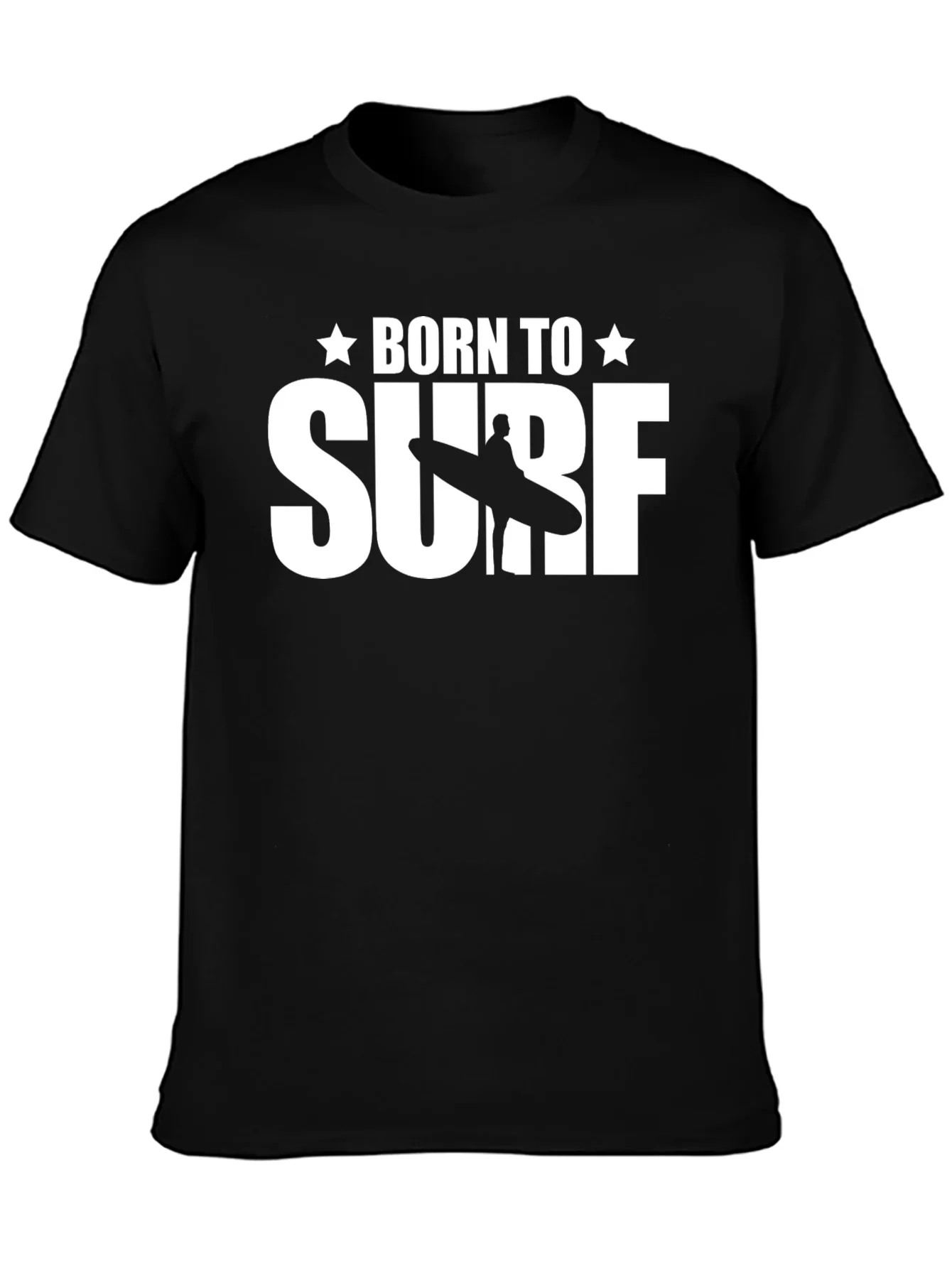 Born to Surf Graphic Tee - Stylish Cotton T-Shirt