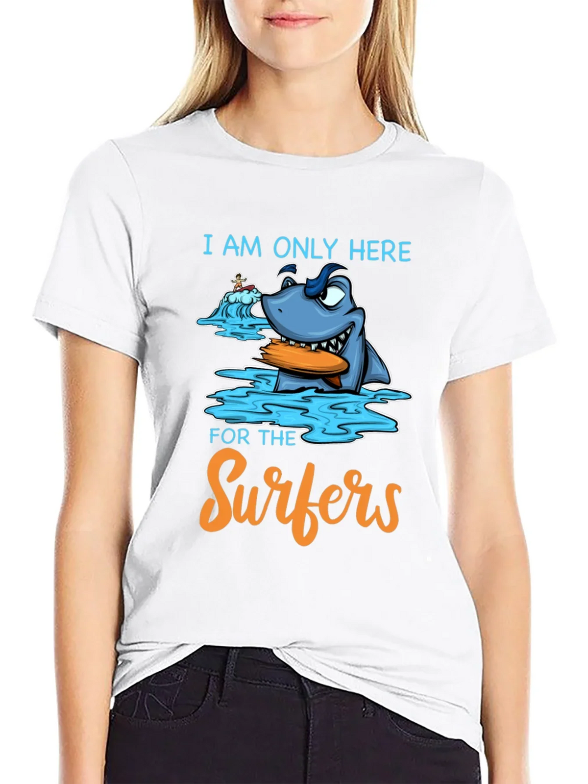 Surfer Shark Graphic Tee