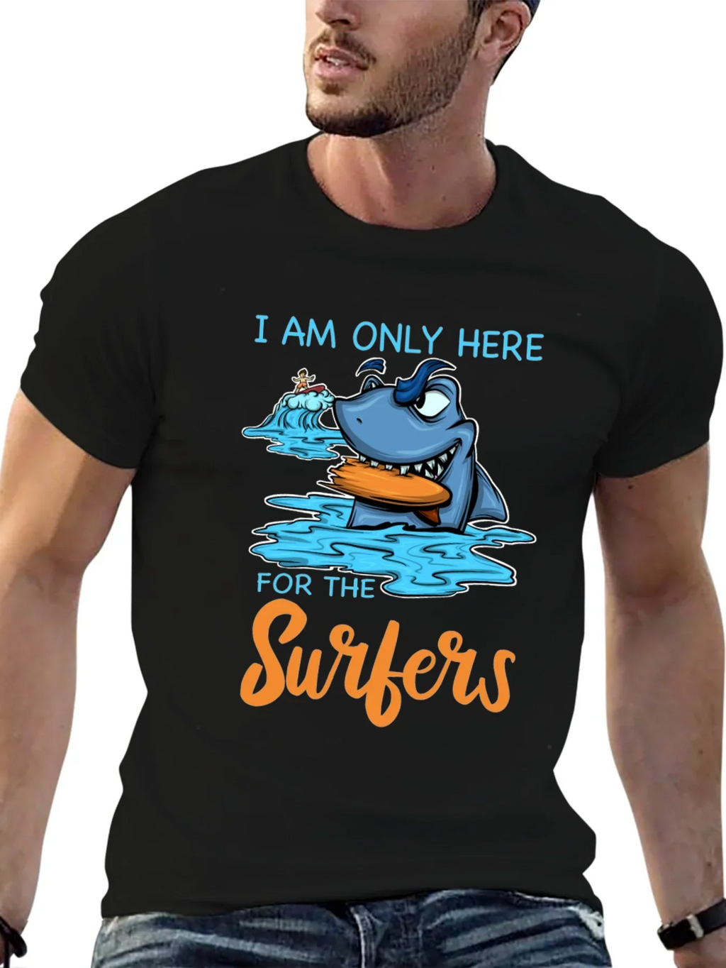Surfer Shark Graphic Tee
