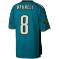 J.Jaguars #8 Mark Brunell Teal Legacy Replica Jersey Stitched American Football Jerseys