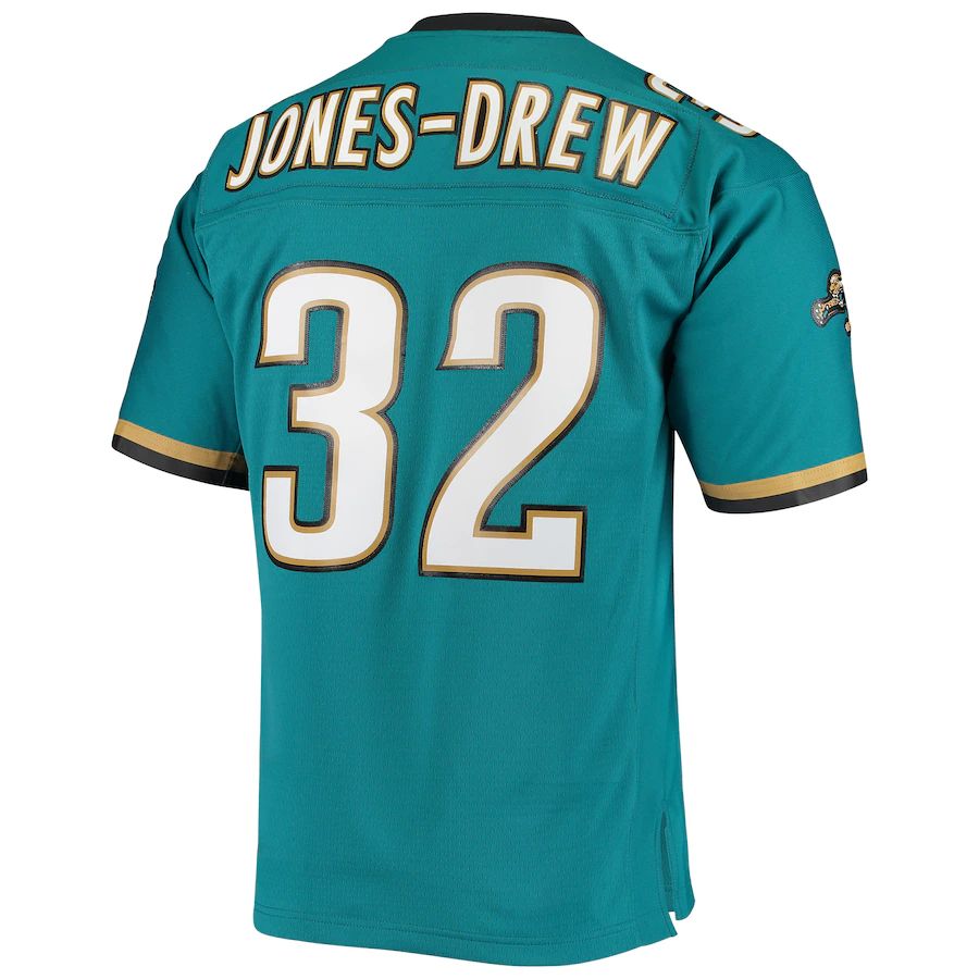 J.Jaguars #32 Maurice Jones-Drew Teal Legacy Replica Jersey Stitched American Football Jerseys