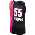 M.Heat #55 Jason Williams 2005-06 Hardwood Classics Swingman Jersey Icon Edition Black Stitched American Basketball Jersey