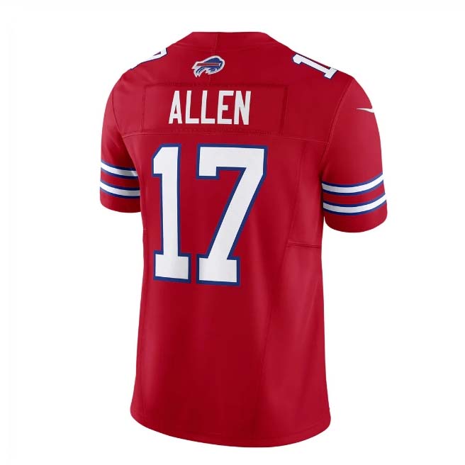 B.Bills #17 Josh Allen Red Vapor F.U.S.E. Limited JerseyHome American Football Jerseys