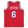PH.76ers #6 Julius Erving Infant 1982-83 Hardwood Classics Retired Player Jersey  Red Stitched American Basketball Jersey
