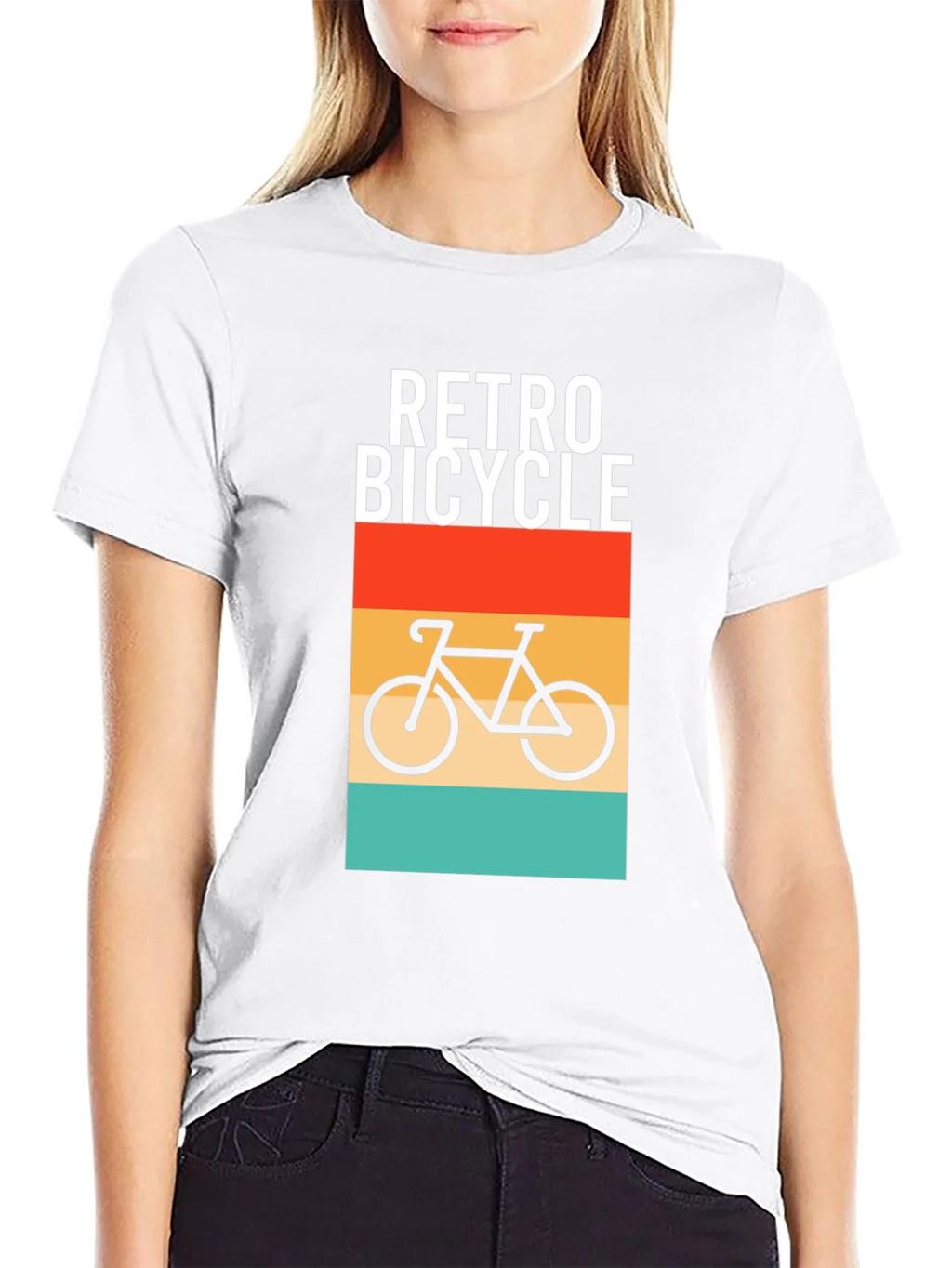Retro Bicycle Graphic T-Shirt - Stylish Comfort