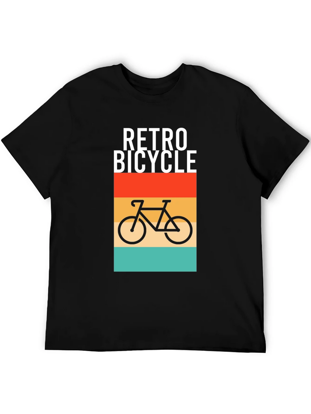 Retro Bicycle Graphic T-Shirt - Stylish Comfort