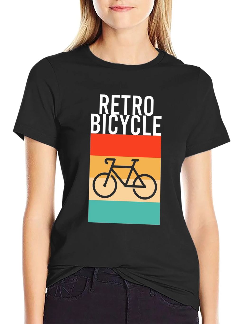 Retro Bicycle Graphic T-Shirt - Stylish Comfort