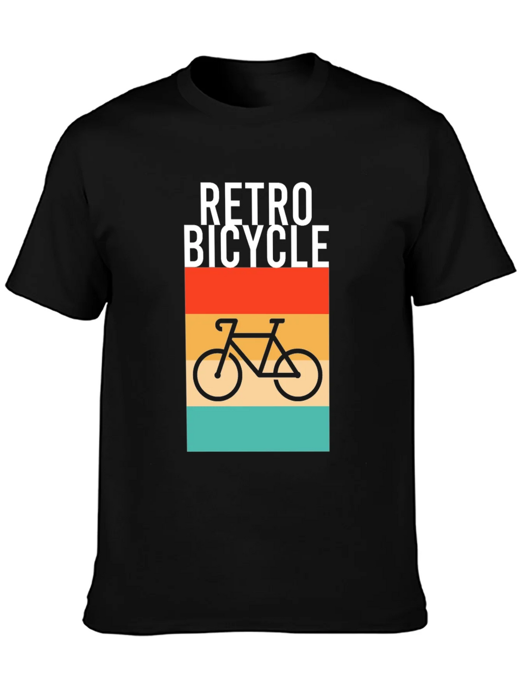 Retro Bicycle Graphic T-Shirt - Stylish Comfort