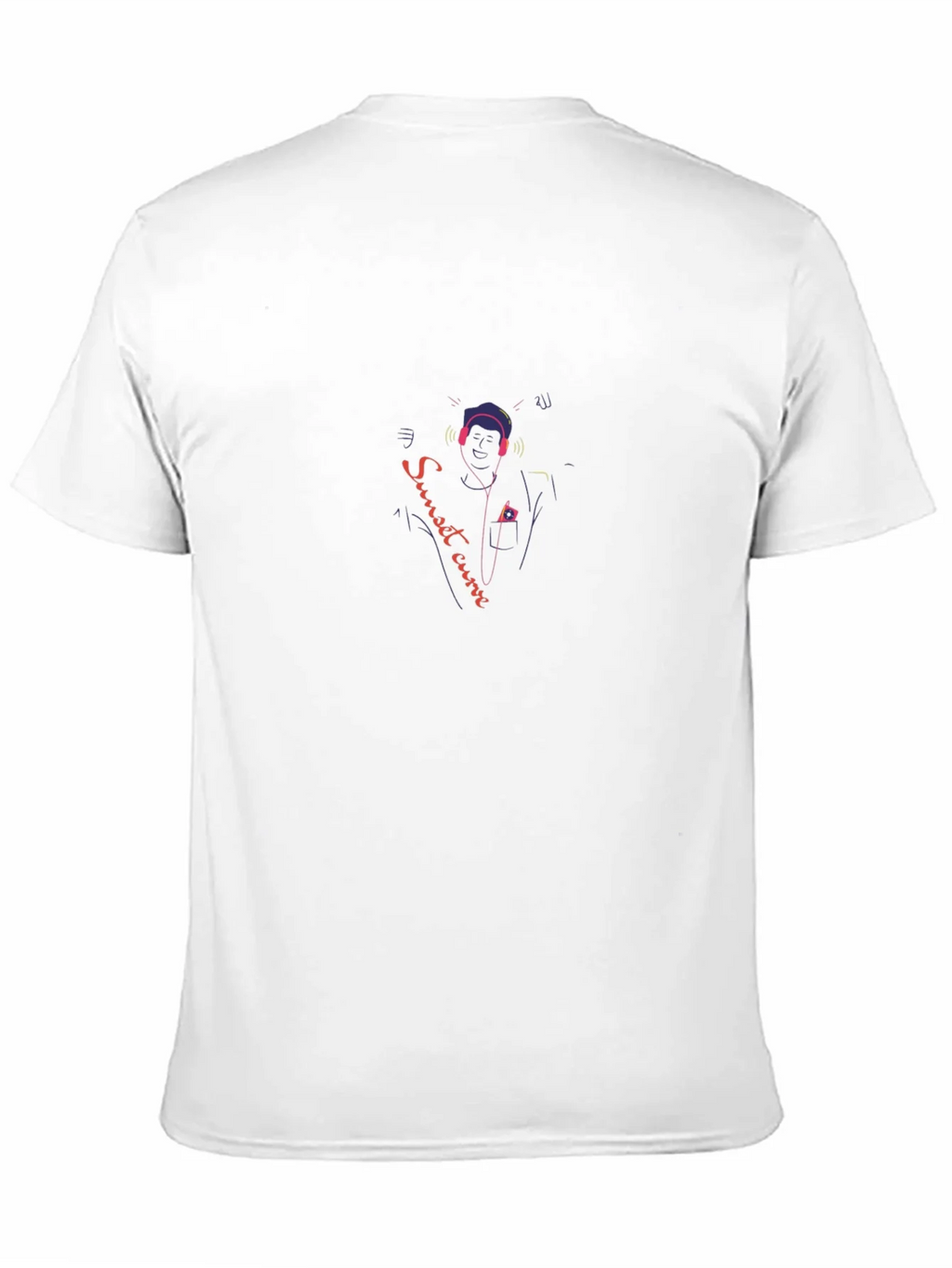 Sunset Curve T-Shirt - Musical Design Tee