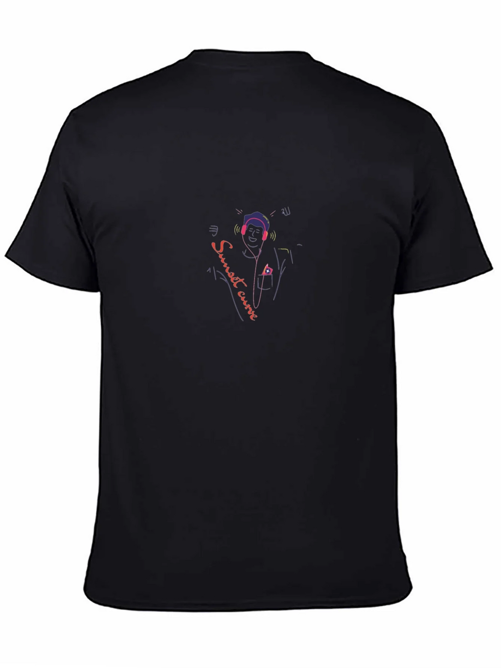 Sunset Curve T-Shirt - Musical Design Tee