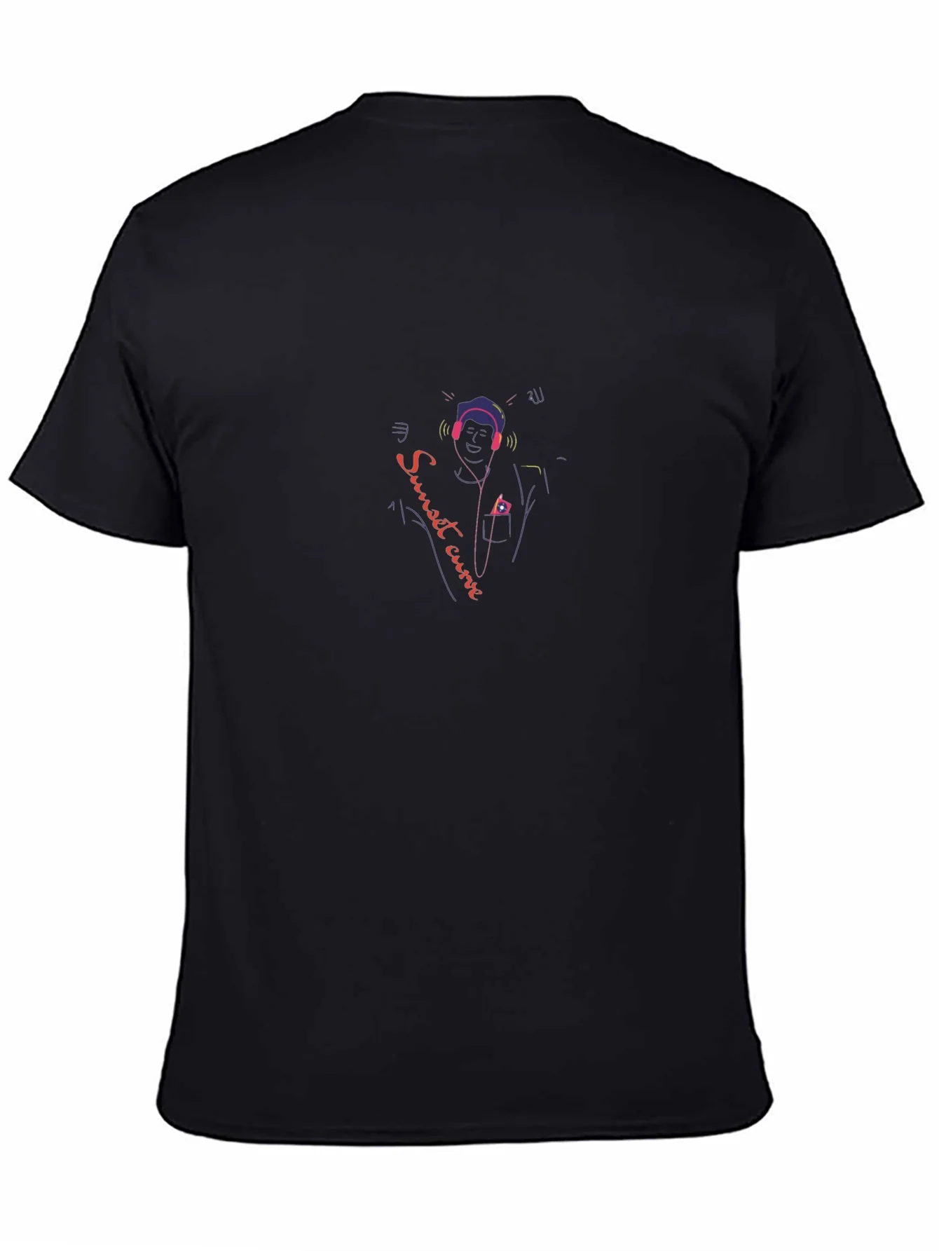 Sunset Curve T-Shirt - Musical Design Tee