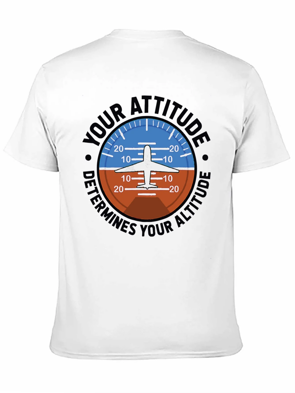 Attitude Determines Altitude Pilot T-Shirt
