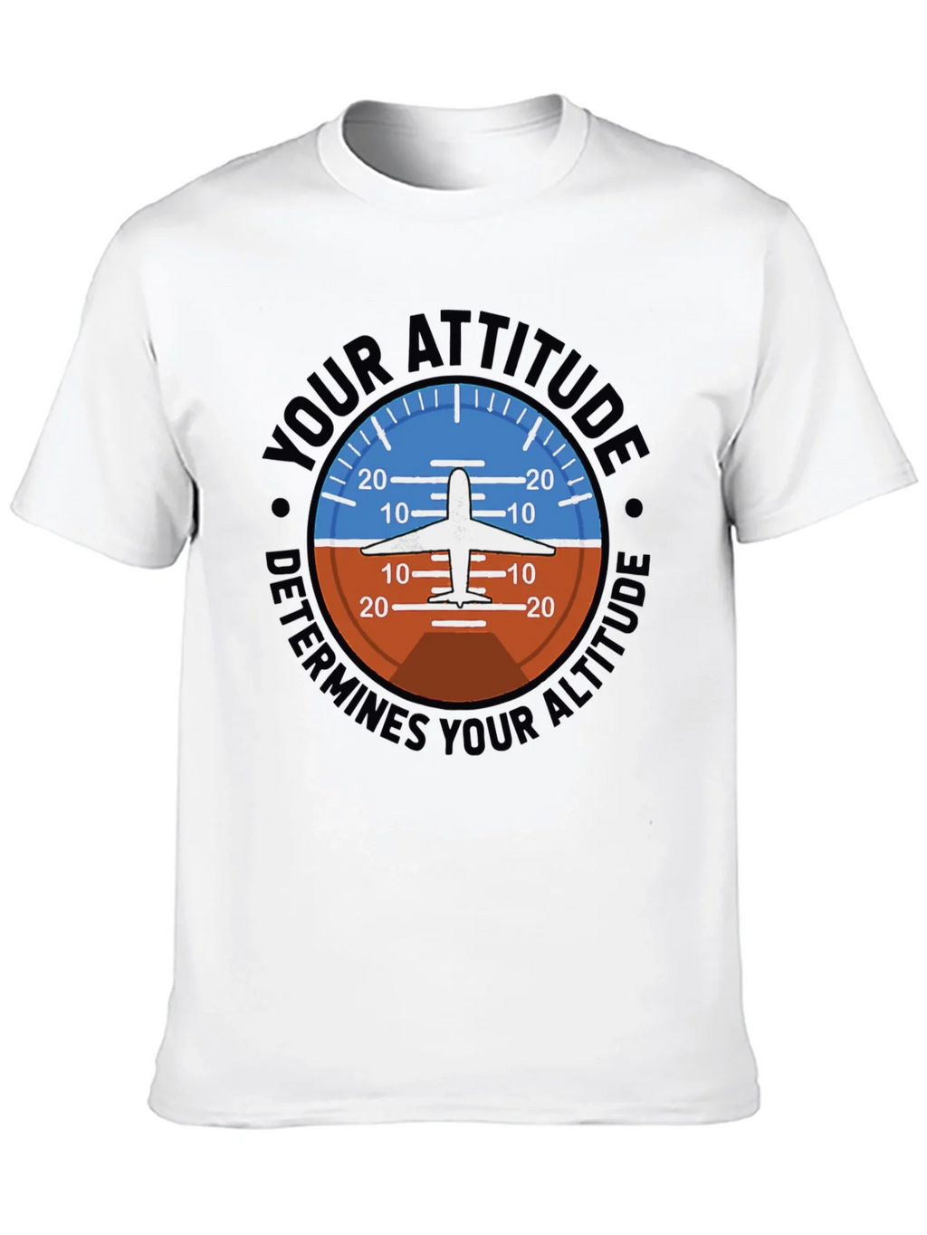 Attitude Determines Altitude Pilot T-Shirt