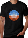 Attitude Determines Altitude Pilot T-Shirt