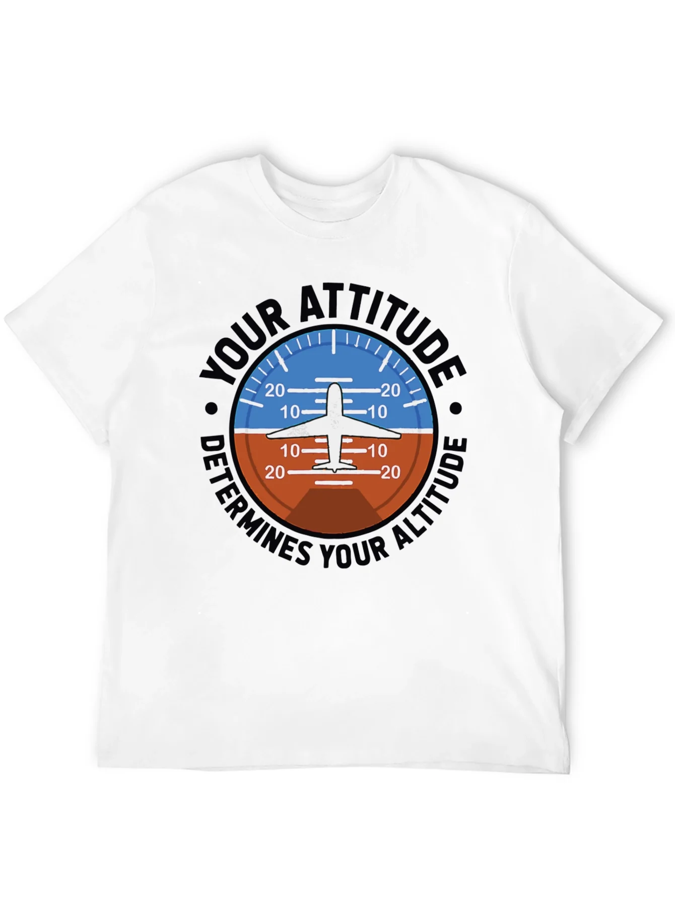 Attitude Determines Altitude Pilot T-Shirt