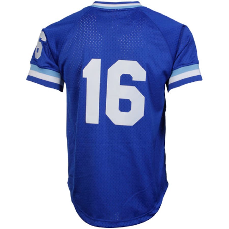 Kansas City Royals #16 Bo Jackson Royal 1989 Authentic Cooperstown Collection Batting Mesh Practice Jersey Baseball Jerseys