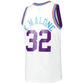 U.Jazz #32 Karl Malone 1991-92 Hardwood Classics Reload 3.0 Swingman Jersey White Stitched American Basketball Jersey