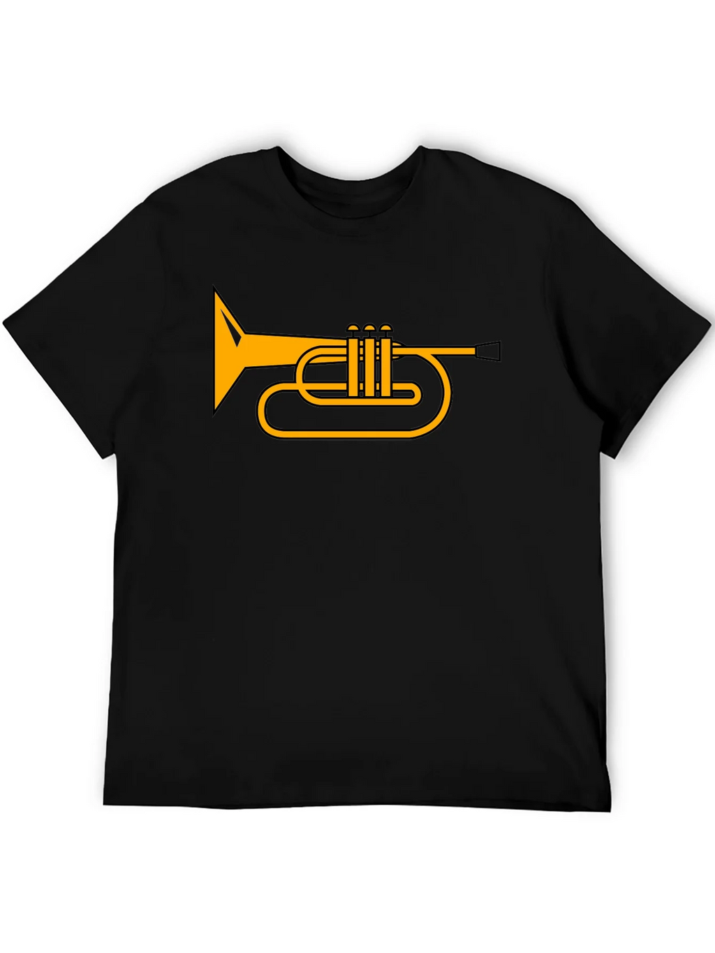 Trumpet Graphic T-Shirt - Music Lover Tee